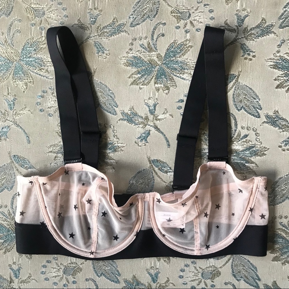 DKNY Sheer Stars Convertible Strapless Bra | 34B